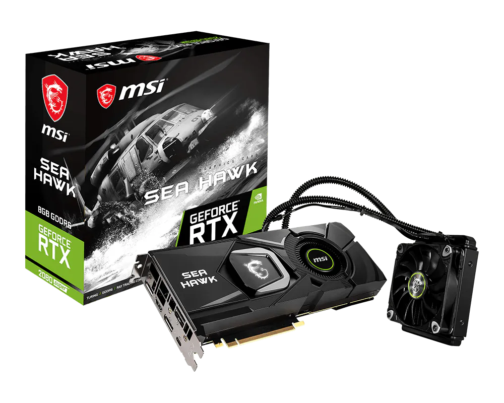 MSI GeForce RTX 2080 SUPER SEA HAWK X